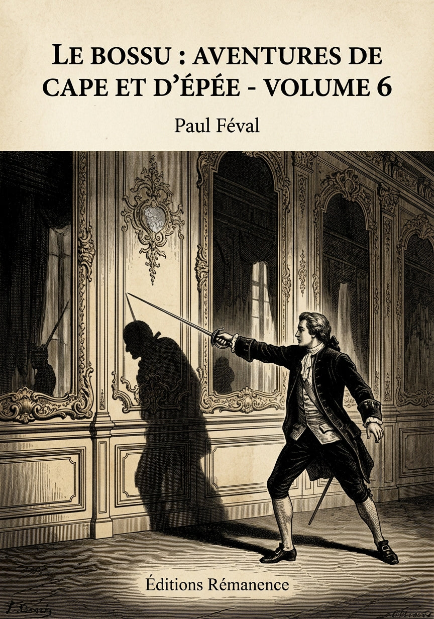 Le Bossu : Aventures de Cape et d'Épée - Volume 6 - Paul Féval (Couverture)