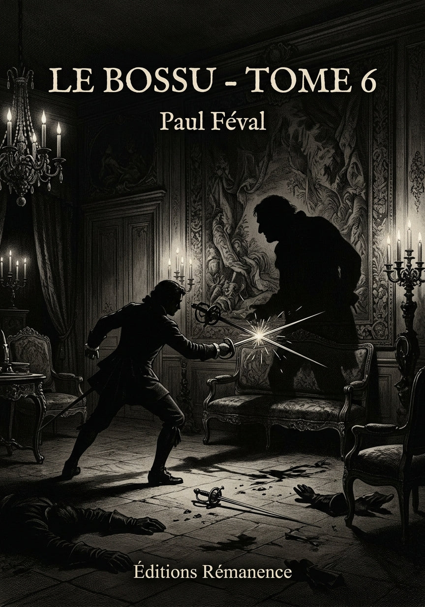 Livre Le Bossu - Tome 6 par Paul Féval - Couverture - Editions Remanence