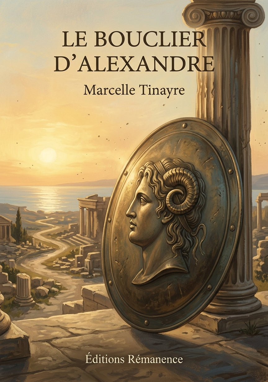 Livre Le Bouclier d’Alexandre par Marcelle Tinayre - Couverture - Editions Remanence