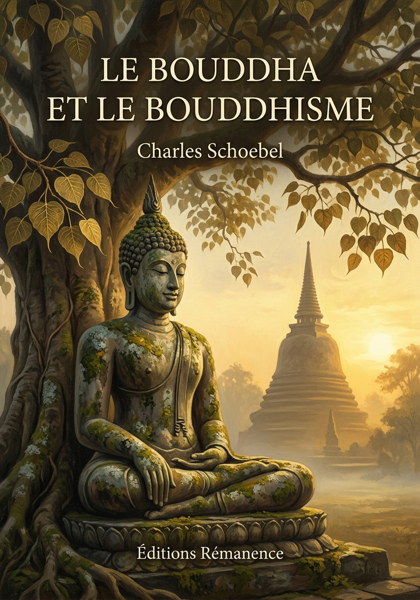 Livre Le Bouddha et le bouddhisme par Charles Schoebel - Couverture - Editions Remanence