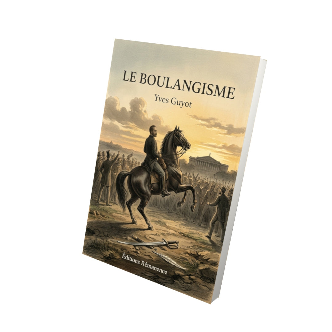 Livre Le Boulangisme par Yves Guyot - Vue 3D - Editions Remanence