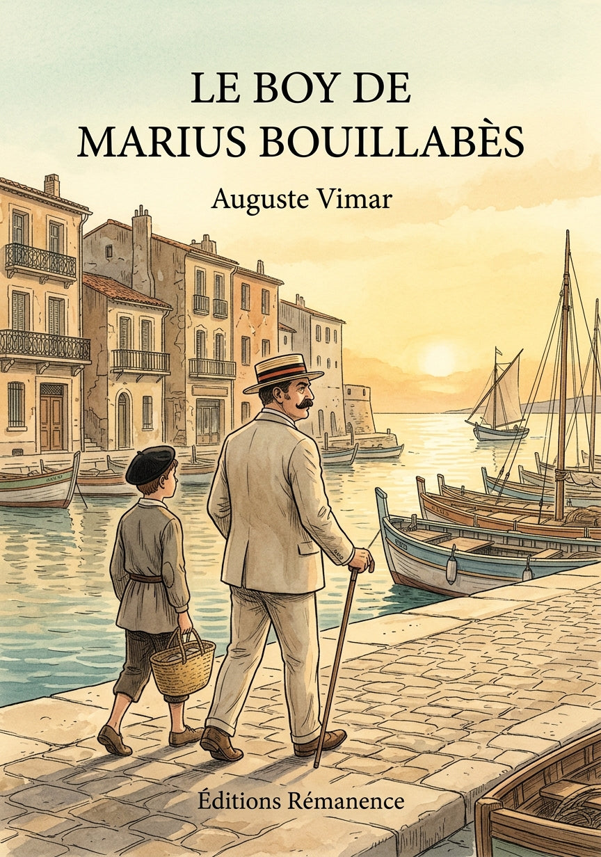 Livre Le Boy de Marius Bouillabès par Auguste Vimar - Couverture - Editions Remanence