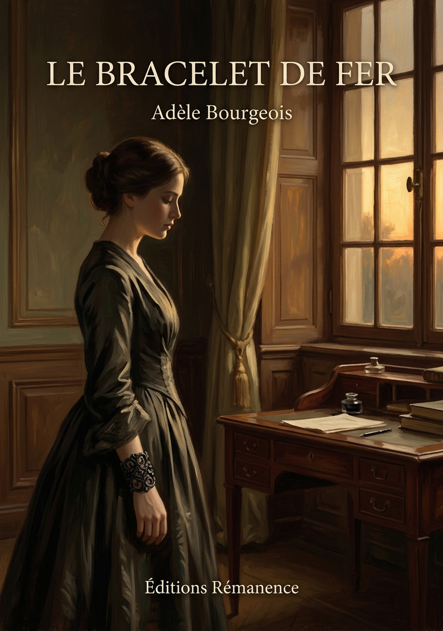 Livre Le bracelet de fer par Adèle Bourgeois - Couverture - Editions Remanence