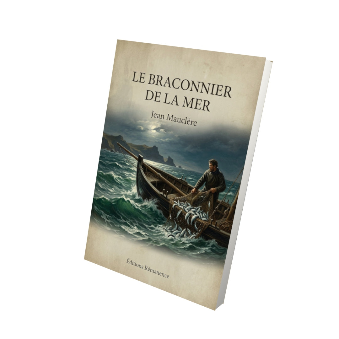 Livre Le braconnier de la mer - Jean Mauclère - Vue 3D - Editions Remanence