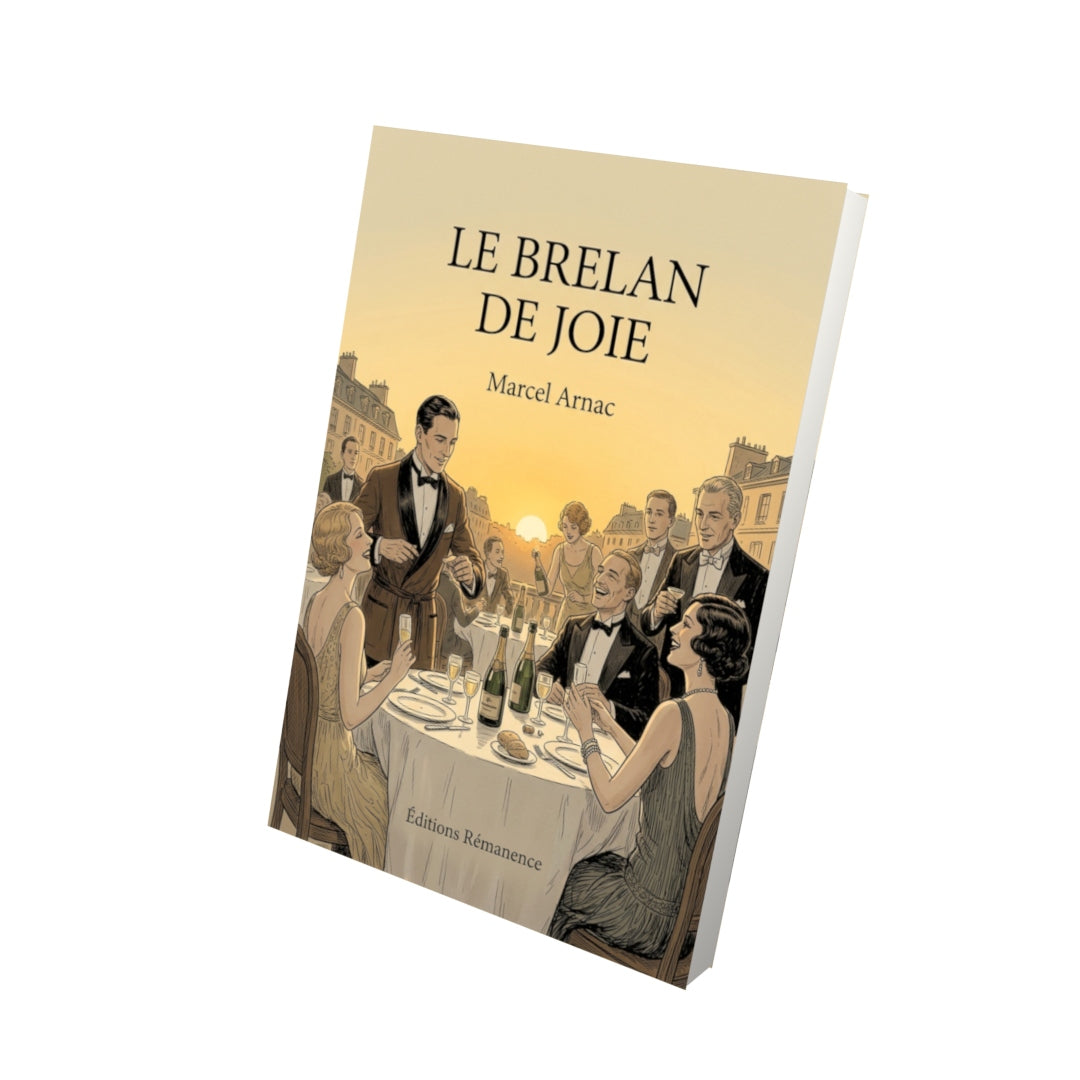 Livre Le Brelan de joie par Marcel Arnac - Vue 3D - Editions Remanence