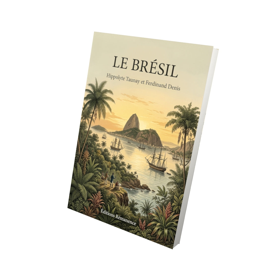 Livre Le Brésil par Hippolyte Taunay et Ferdinand Denis - Vue 3D - Editions Remanence