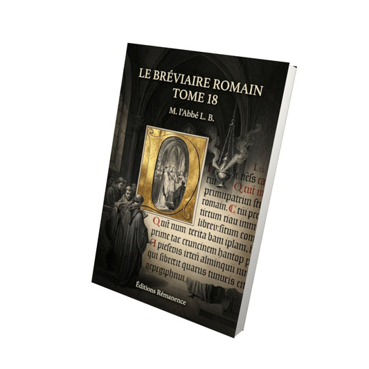 Livre Le Bréviaire romain Tome 18 - - Vue 3D - Editions Remanence
