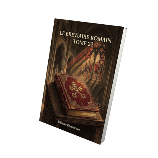 Livre Le Bréviaire romain Tome 22 - - Vue 3D - Editions Remanence