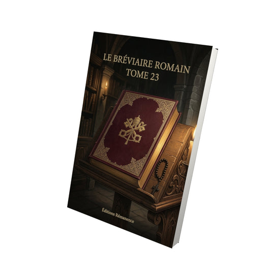 Livre Le Bréviaire romain Tome 23 - - Vue 3D - Editions Remanence
