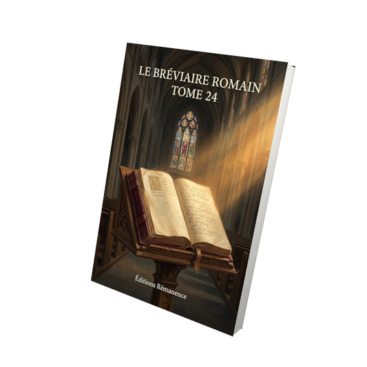 Livre Le Bréviaire romain Tome 24 - - Vue 3D - Editions Remanence