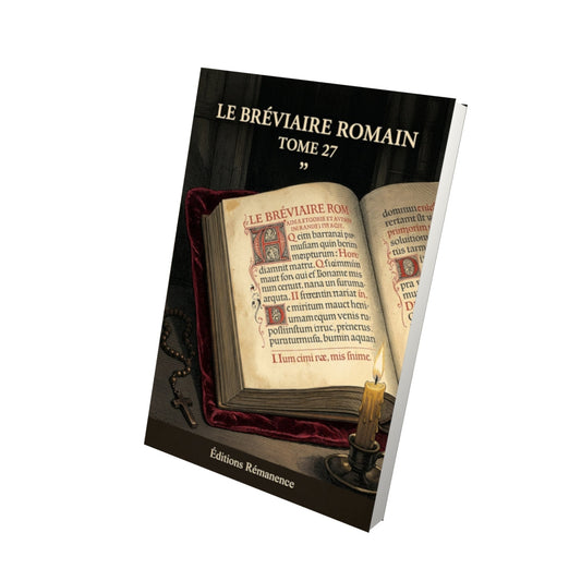 Livre Le Bréviaire romain Tome 27 - - Vue 3D - Editions Remanence