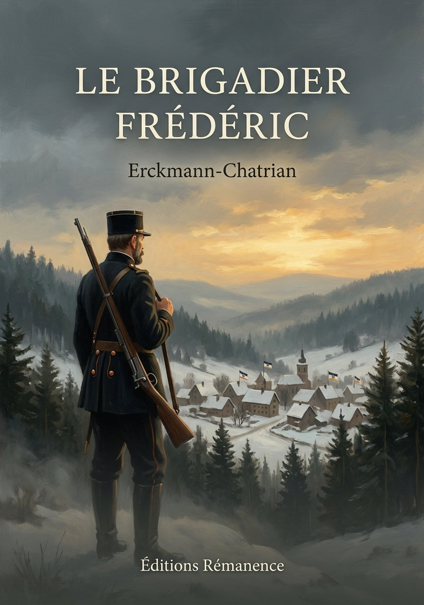 Livre Le Brigadier Frédéric par Erckmann-Chatrian - Couverture - Editions Remanence