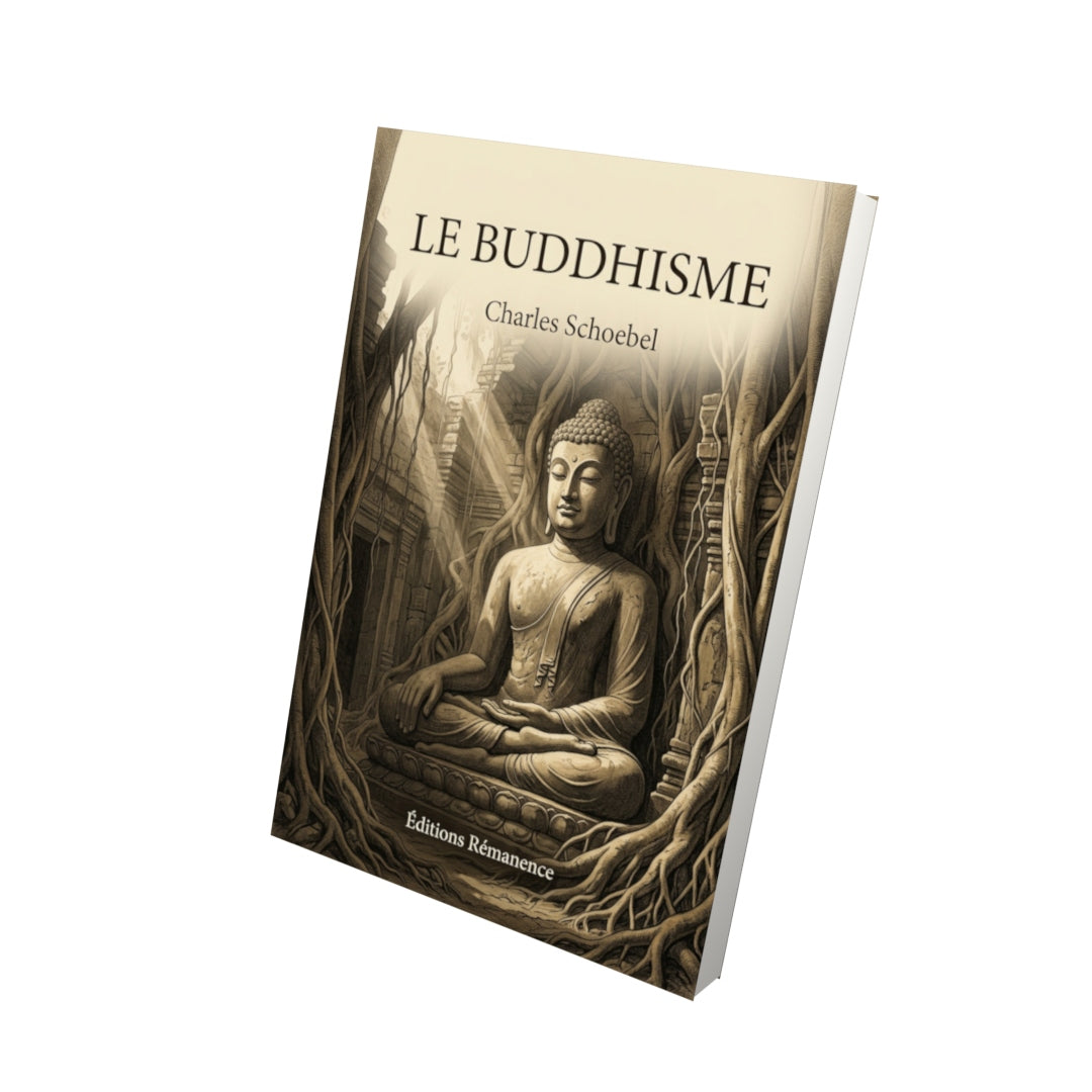 Livre Le Buddhisme par Charles Schoebel - Vue 3D - Editions Remanence