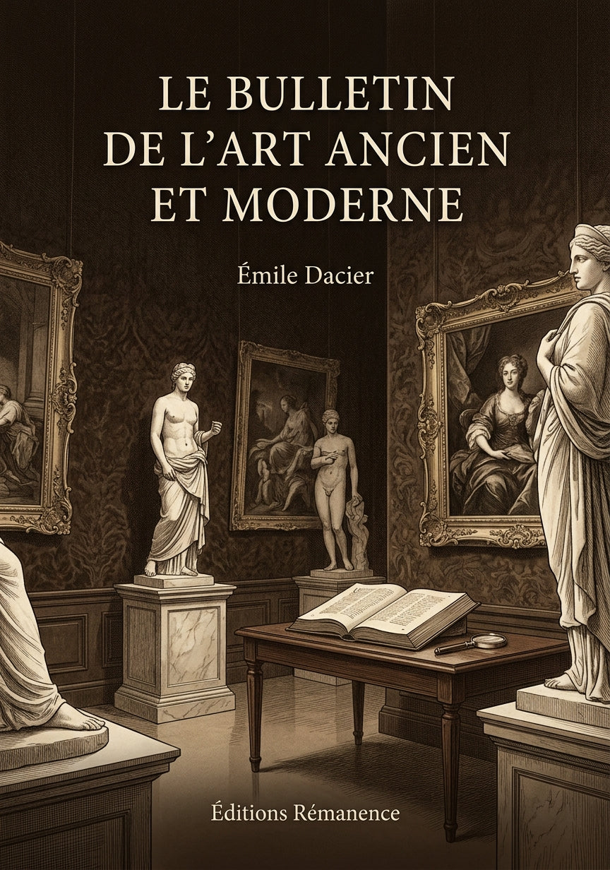 Livre Le Bulletin de l’art ancien et moderne par Émile Dacier - Couverture - Editions Remanence