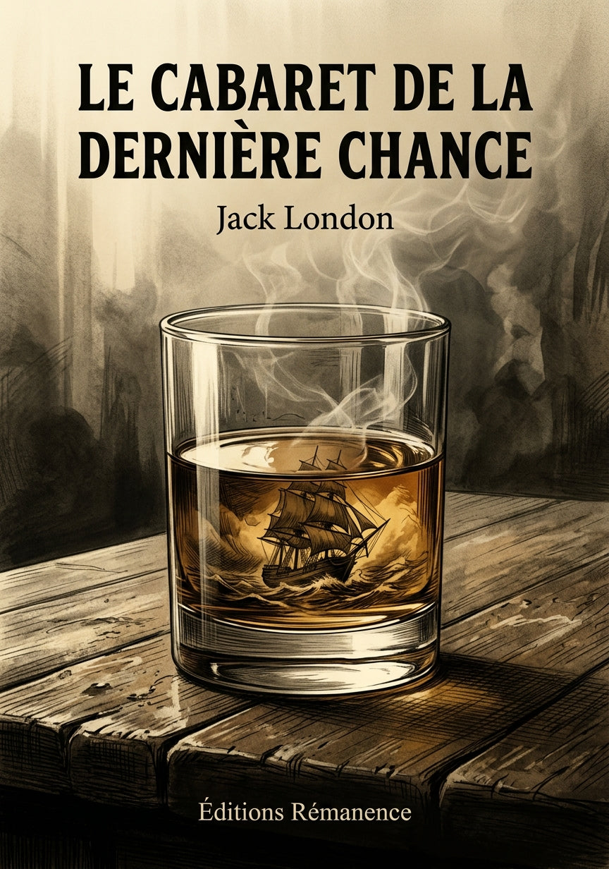 Livre Le Cabaret de la dernière chance par Jack London - Couverture - Editions Remanence