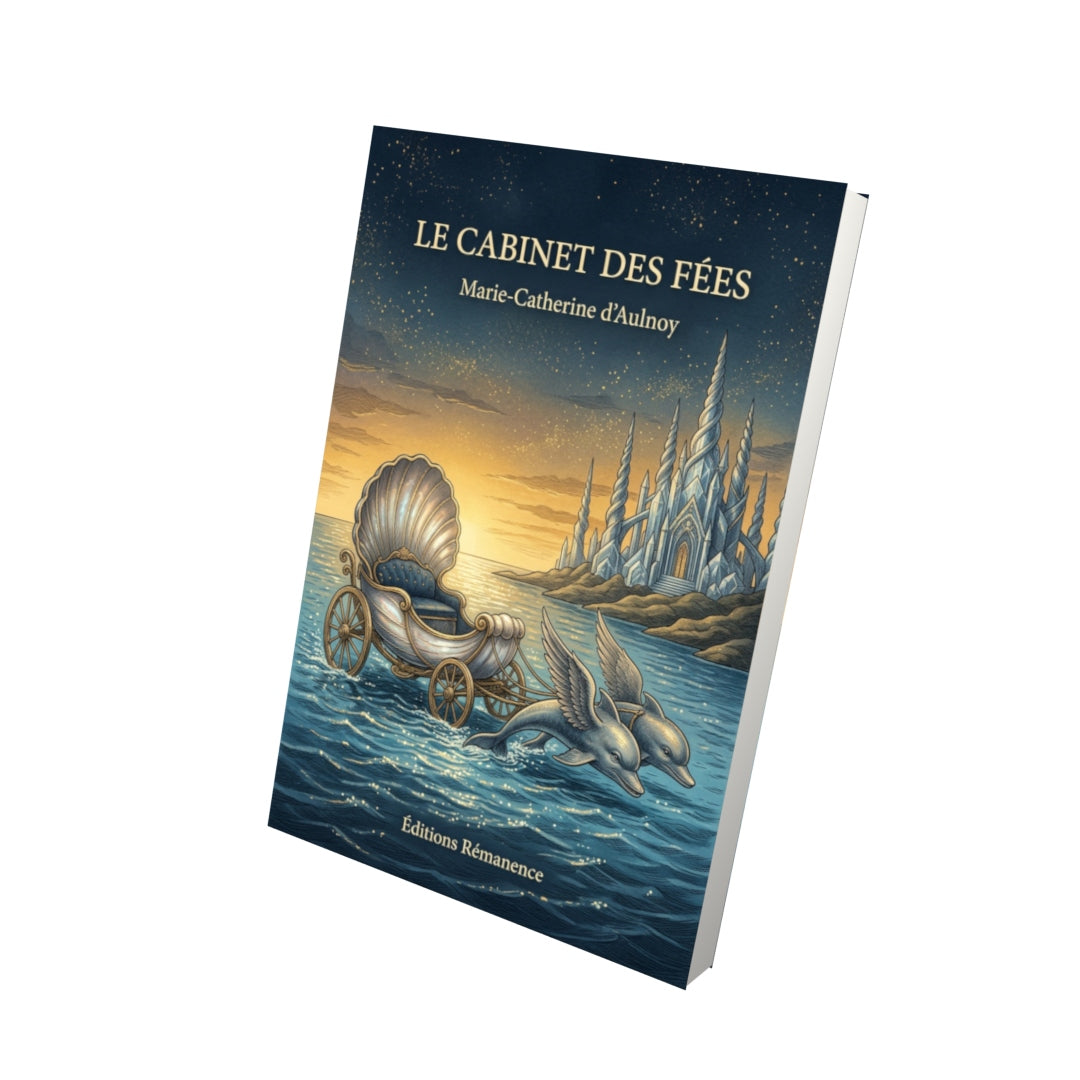 Livre Le Cabinet des fées par Marie-Catherine d’Aulnoy - Vue 3D - Editions Remanence