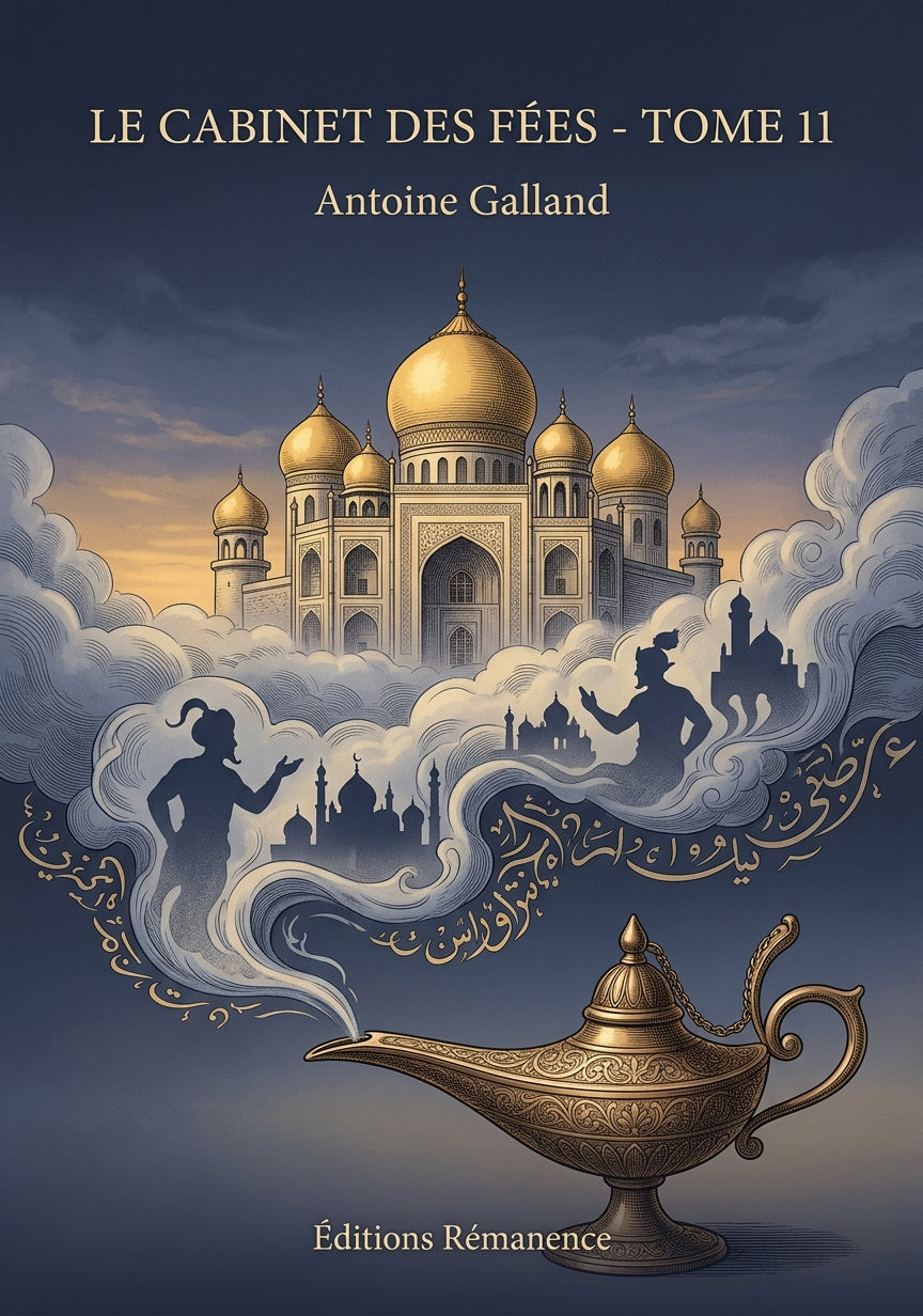 Livre Le Cabinet des Fées - Tome 11 par Antoine Galland - Couverture - Editions Remanence