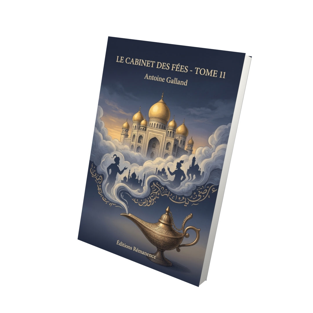 Livre Le Cabinet des Fées - Tome 11 par Antoine Galland - Vue 3D - Editions Remanence