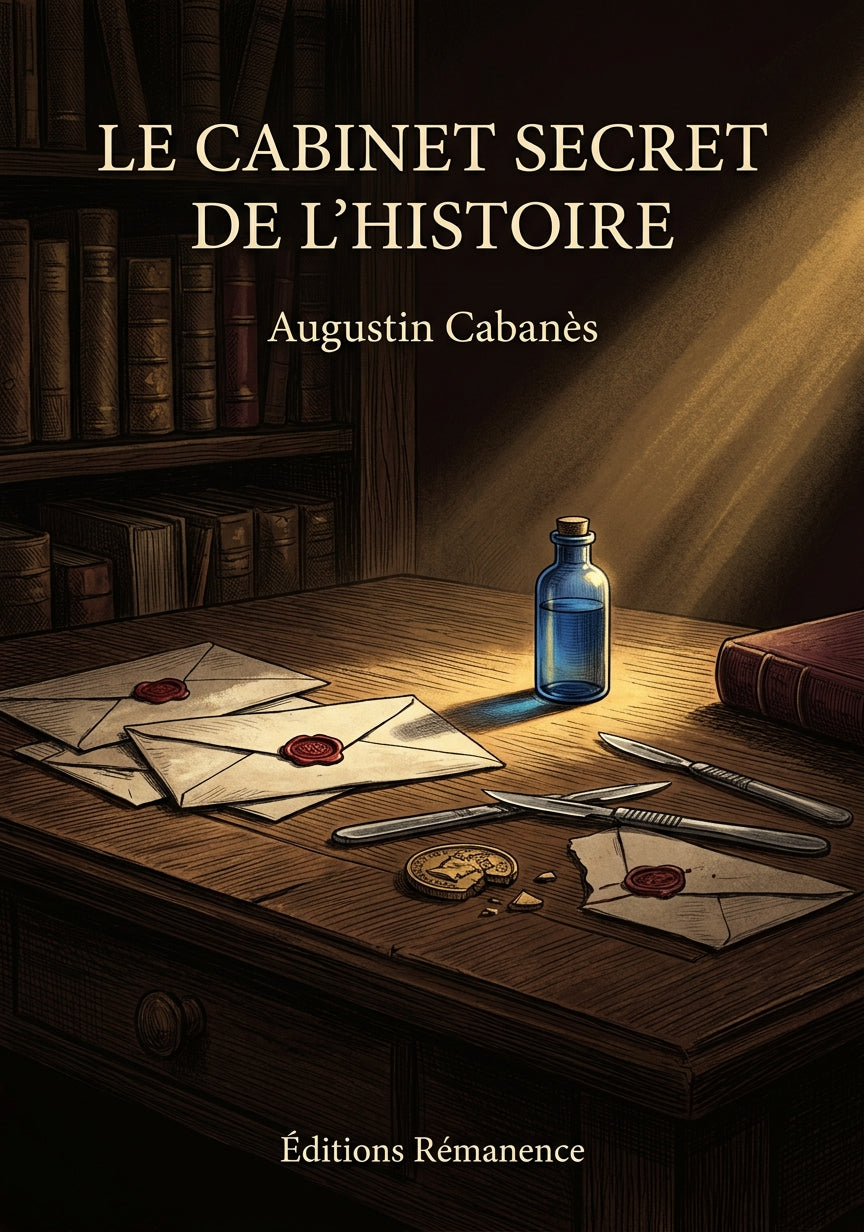 Livre Le Cabinet secret de l’histoire par Augustin Cabanès - Couverture - Editions Remanence