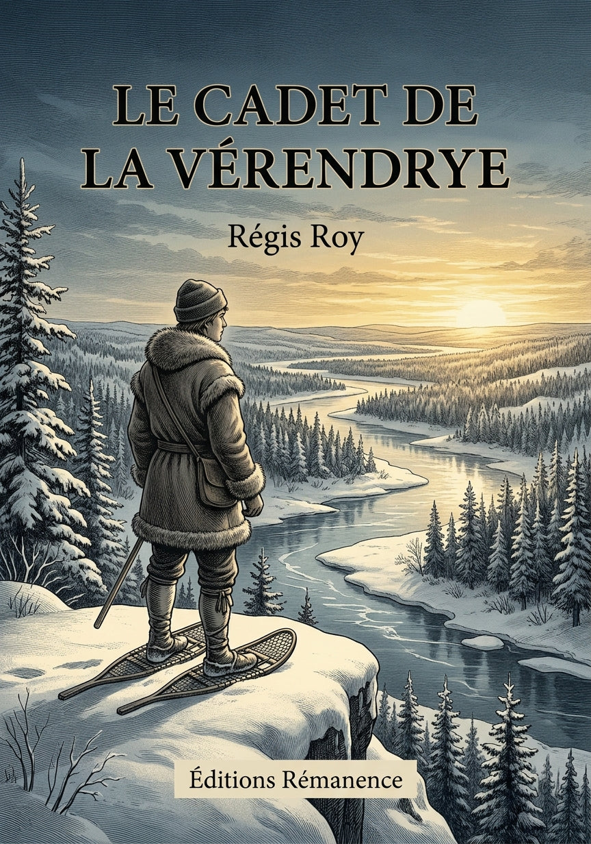 Livre Le cadet de la Vérendrye par Régis Roy - Couverture - Editions Remanence