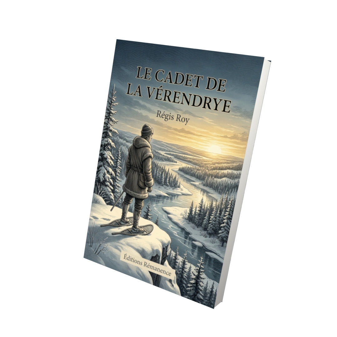 Livre Le cadet de la Vérendrye par Régis Roy - Vue 3D - Editions Remanence