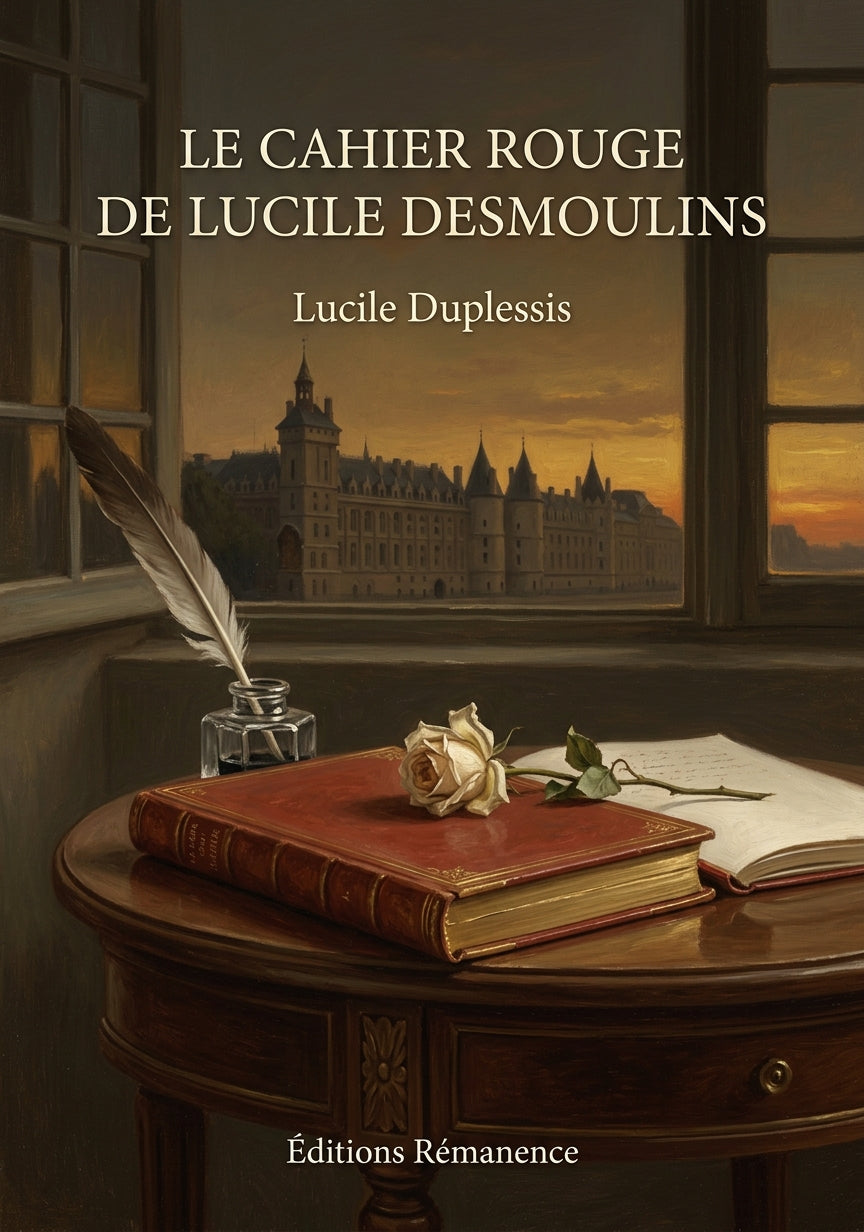Livre Le Cahier rouge de Lucile Desmoulins par Lucile Duplessis - Couverture - Editions Remanence
