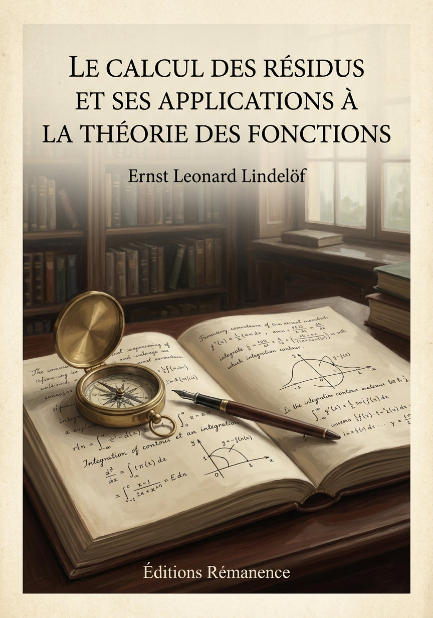 Le calcul des résidus et ses applications à la théorie des fonctions - Ernst Leonard Lindelöf (Couverture)