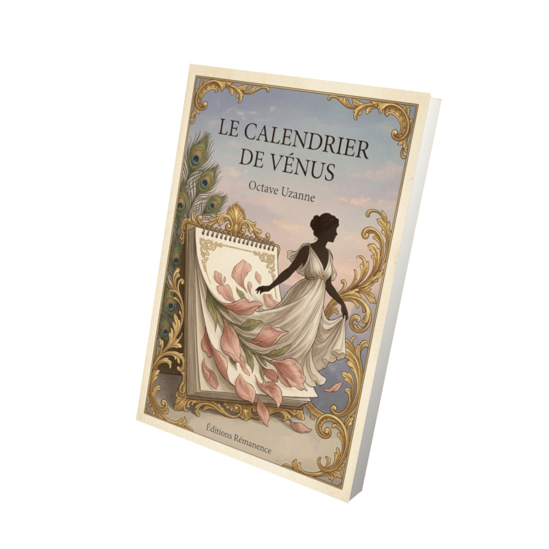 Livre Le calendrier de Vénus - Octave Uzanne - Vue 3D - Editions Remanence