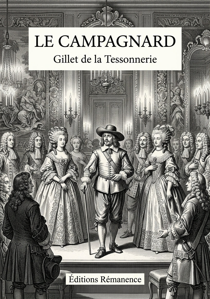 Livre Le Campagnard par Gillet de la Tessonnerie - Couverture - Editions Remanence