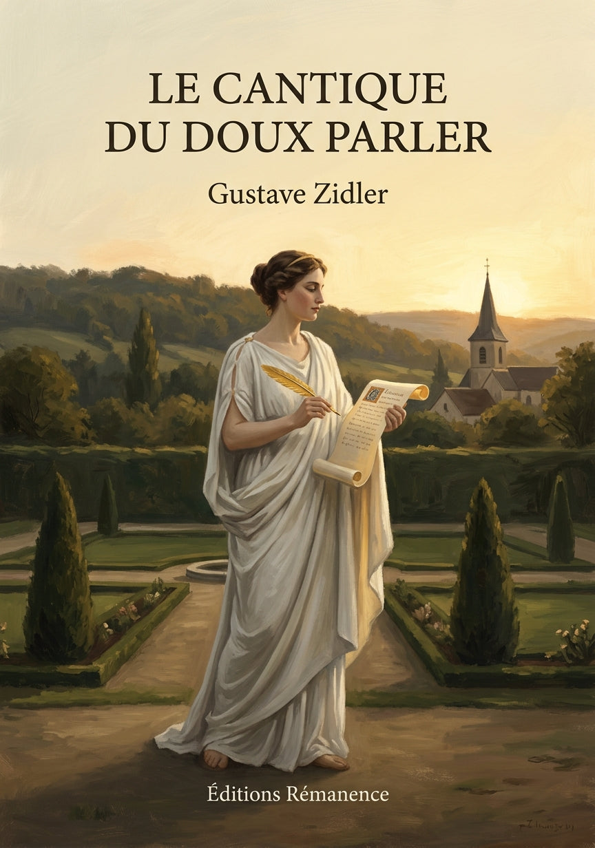 Livre Le Cantique du Doux Parler par Gustave Zidler - Couverture - Editions Remanence
