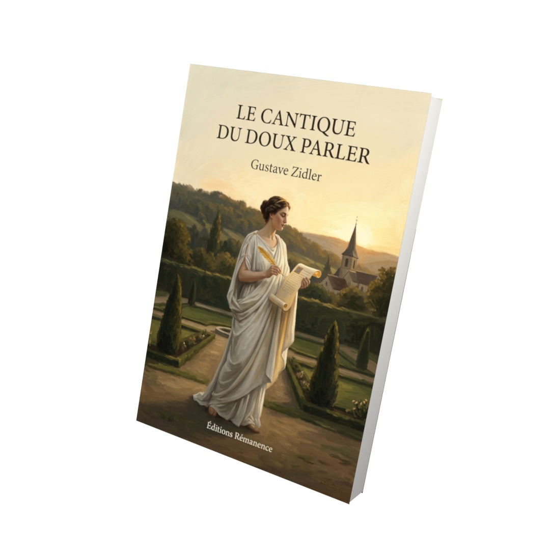 Livre Le Cantique du Doux Parler par Gustave Zidler - Vue 3D - Editions Remanence