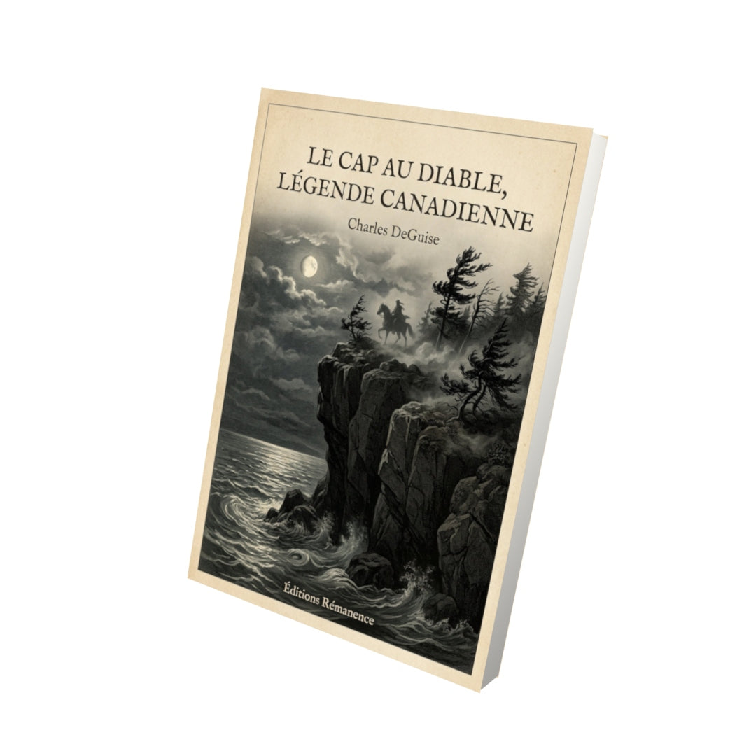 Livre Le Cap au Diable, Légende Canadienne - Charles DeGuise - Vue 3D - Editions Remanence