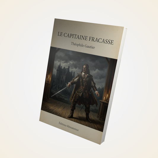 Livre Le capitaine Fracasse - Théophile Gautier - Couverture 3D