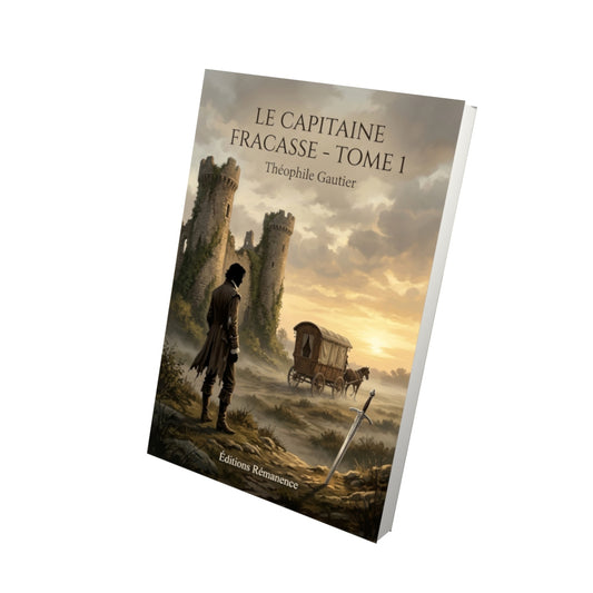 Livre Le Capitaine Fracasse - Tome 1 par Théophile Gautier - Vue 3D - Editions Remanence