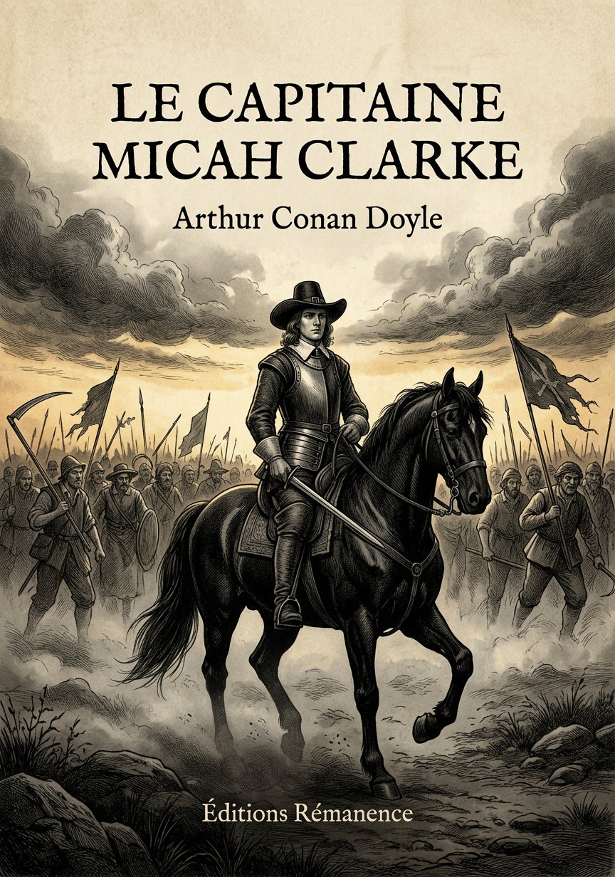 Livre Le Capitaine Micah Clarke par Arthur Conan Doyle - Couverture - Editions Remanence