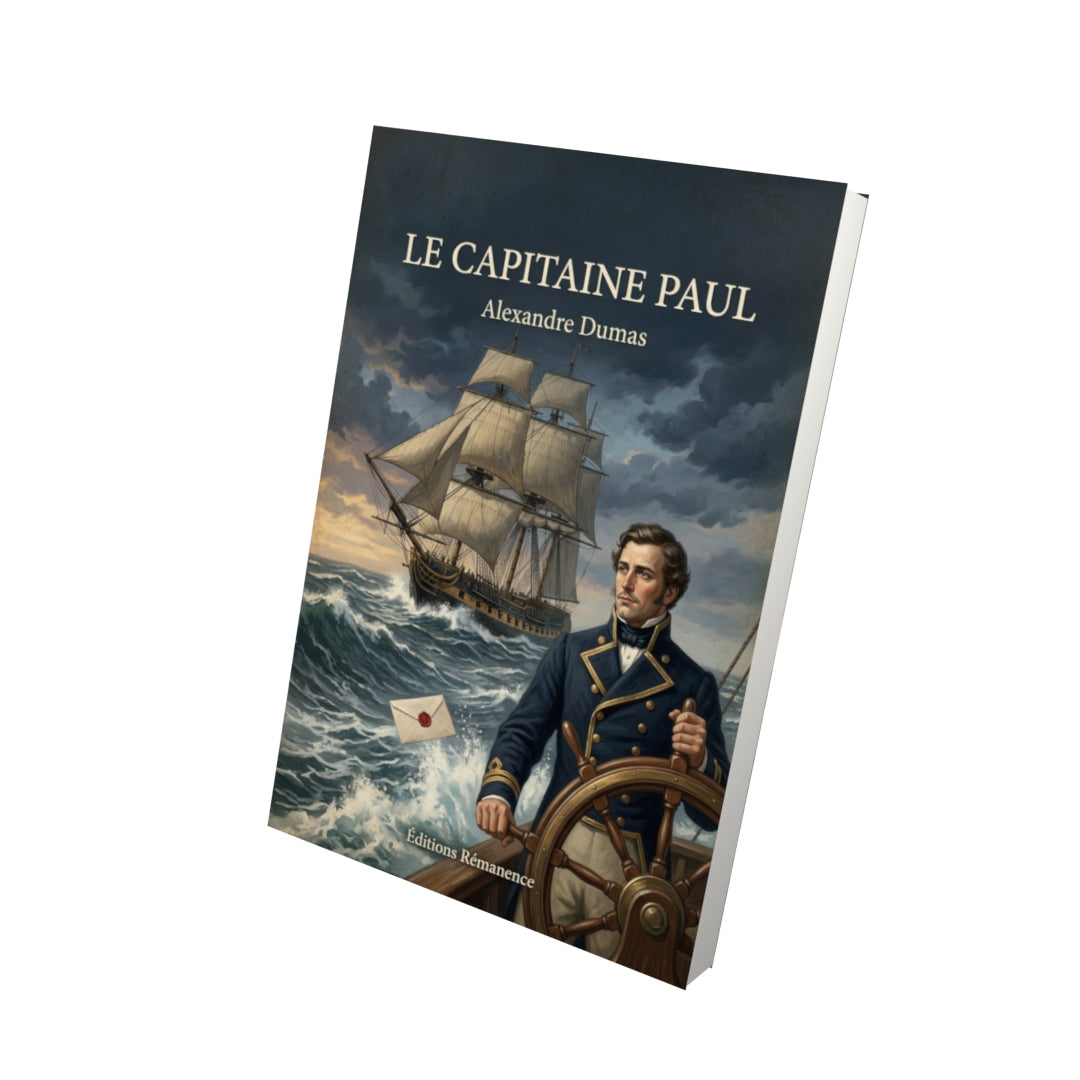Livre Le capitaine Paul - Alexandre Dumas - Vue 3D - Editions Remanence