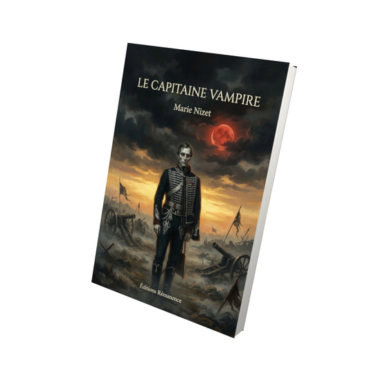 Livre Le Capitaine Vampire par Marie Nizet - Vue 3D - Editions Remanence