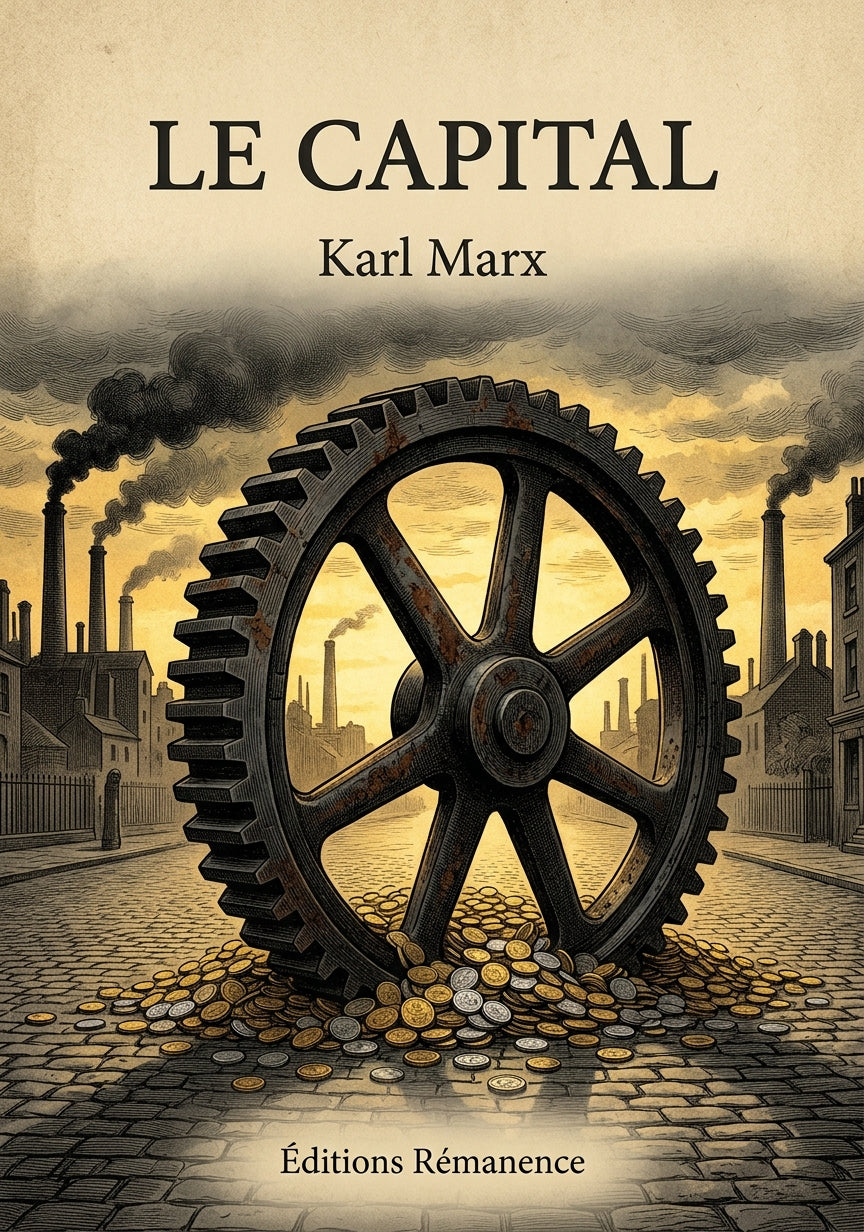 Livre Le Capital par Karl Marx - Couverture - Editions Remanence