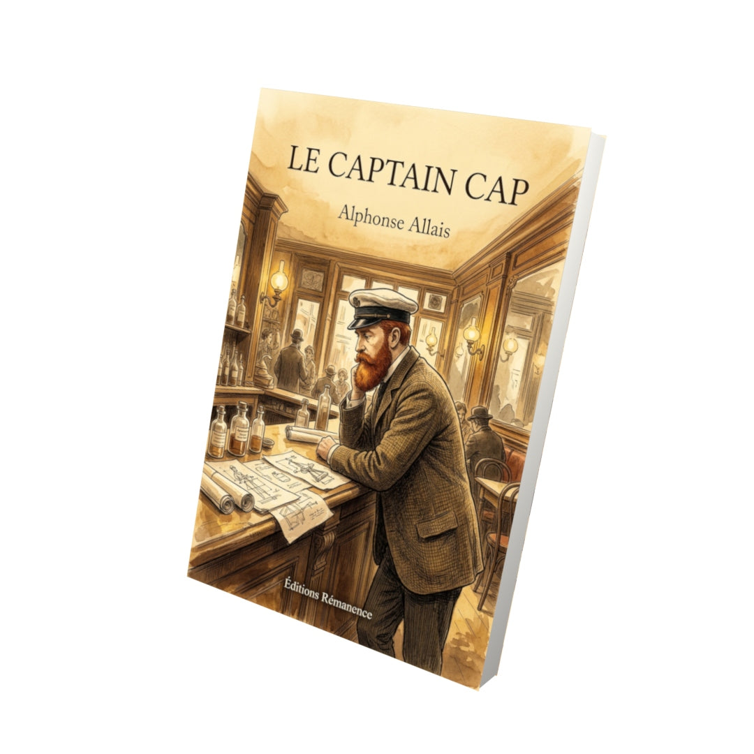 Livre Le Captain Cap par Alphonse Allais - Vue 3D - Editions Remanence