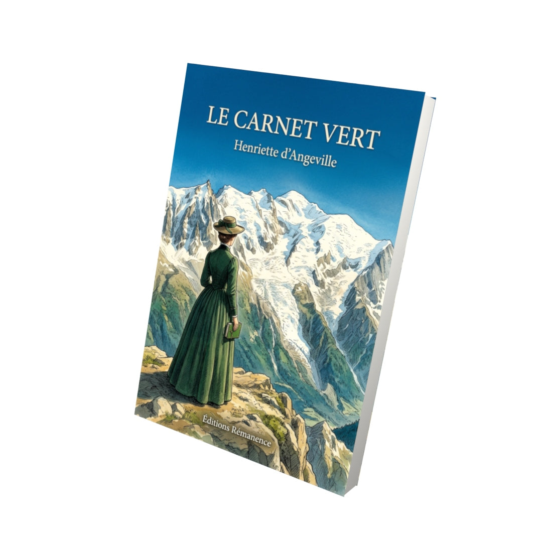 Livre Le Carnet vert par Henriette d’Angeville - Vue 3D - Editions Remanence