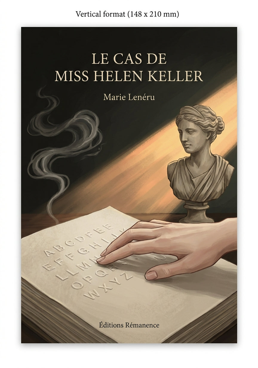 Livre Le Cas de Miss Helen Keller par Marie Lenéru - Couverture - Editions Remanence