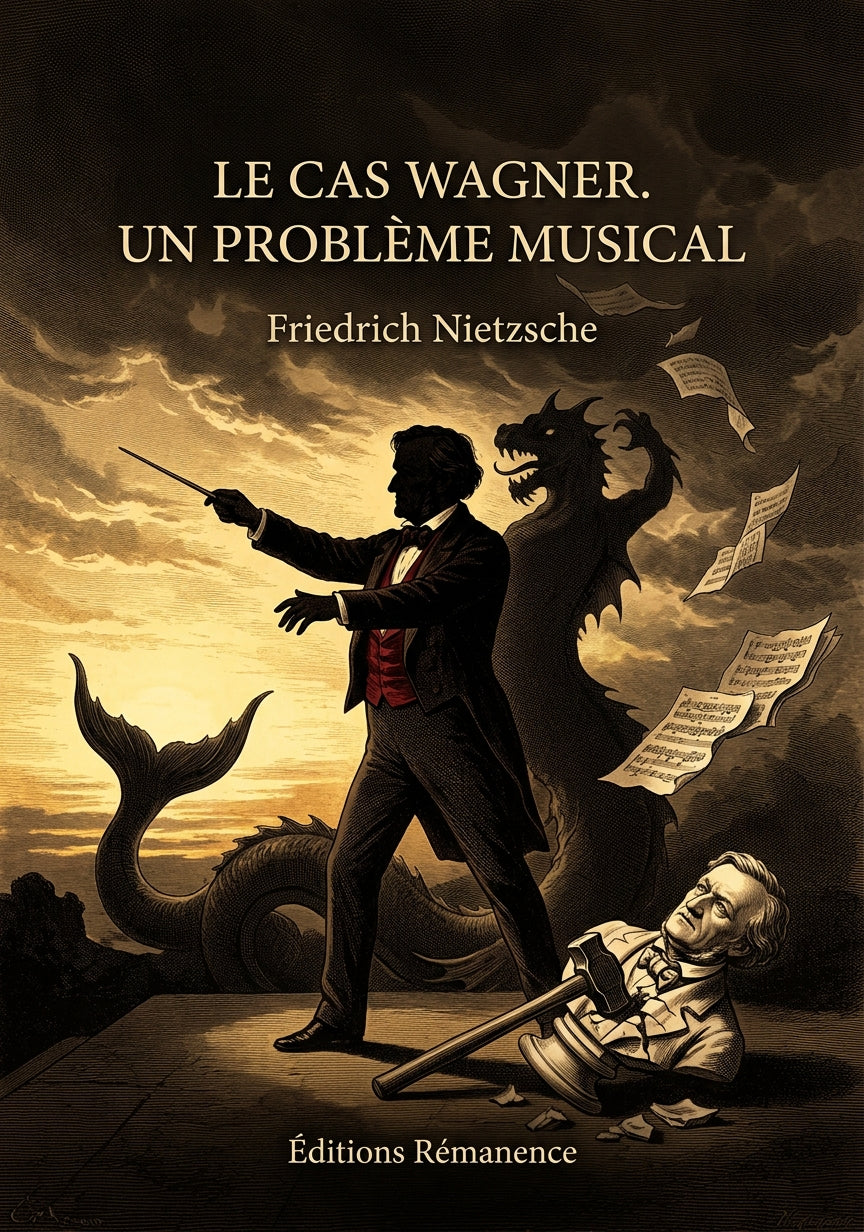 Livre Le Cas Wagner. Un problème musical par Friedrich Nietzsche - Couverture - Editions Remanence