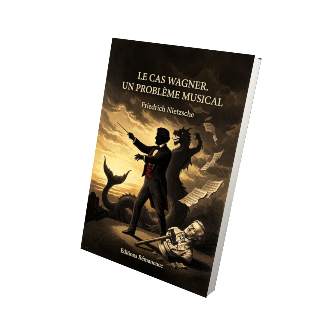 Livre Le Cas Wagner. Un problème musical par Friedrich Nietzsche - Vue 3D - Editions Remanence