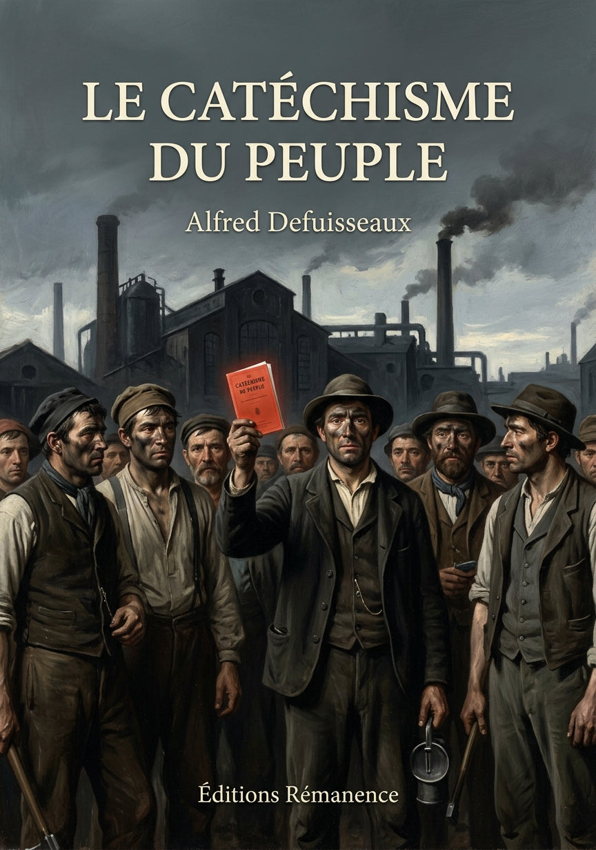 Livre Le Catéchisme du Peuple par Alfred Defuisseaux - Couverture - Editions Remanence