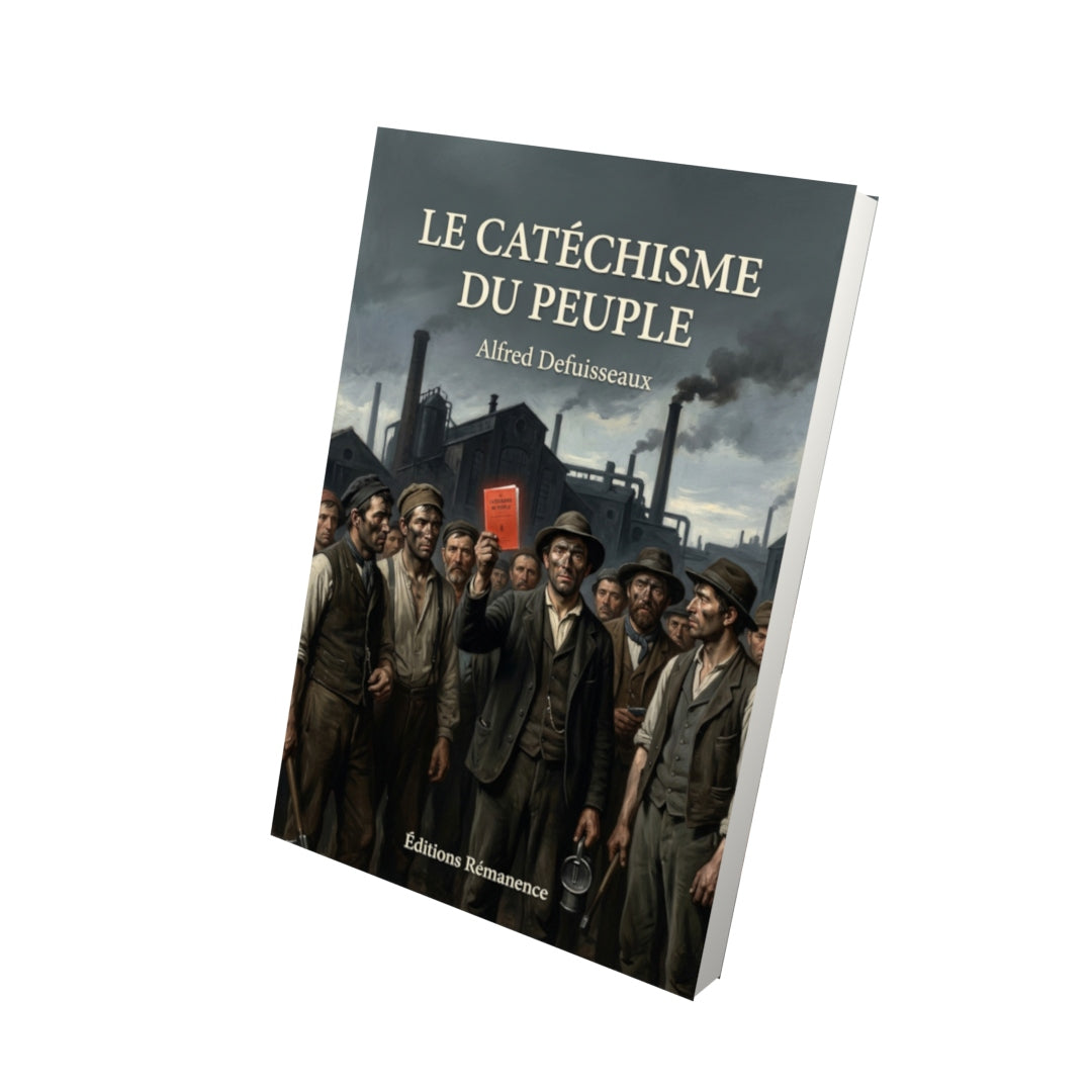 Livre Le Catéchisme du Peuple par Alfred Defuisseaux - Vue 3D - Editions Remanence