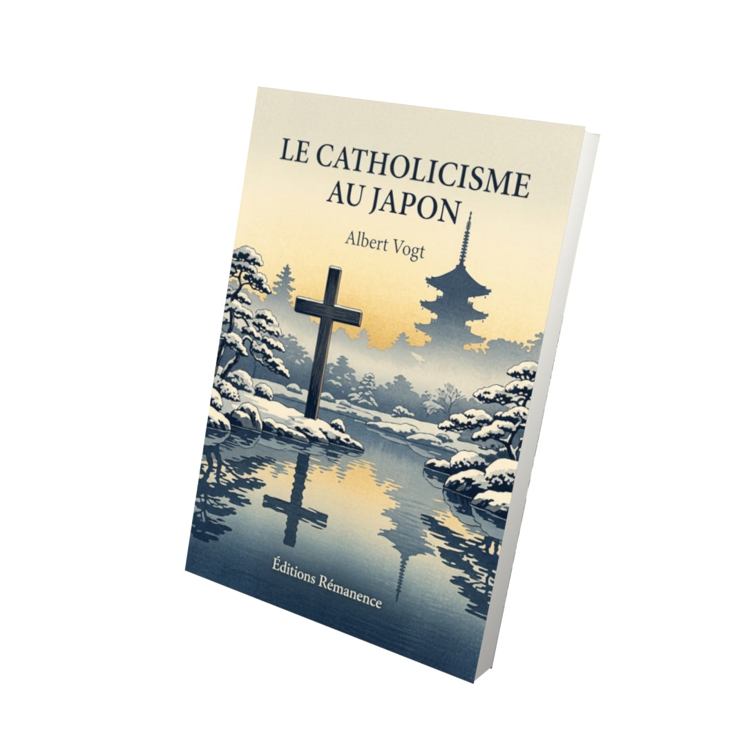 Livre Le catholicisme au Japon par Albert Vogt - Vue 3D - Editions Remanence