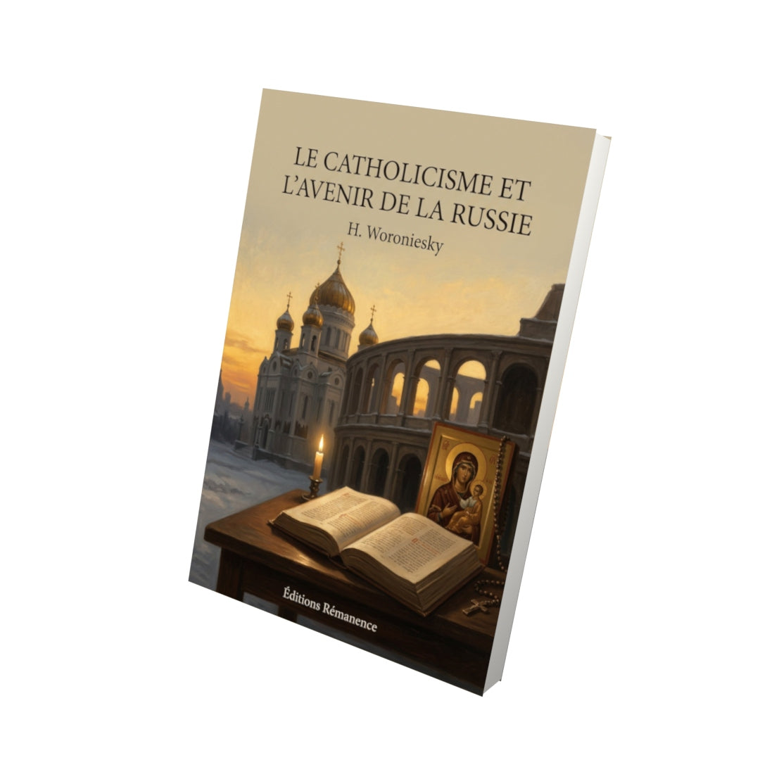 Livre Le catholicisme et l'avenir de la Russie - H. Woroniesky - Vue 3D - Editions Remanence