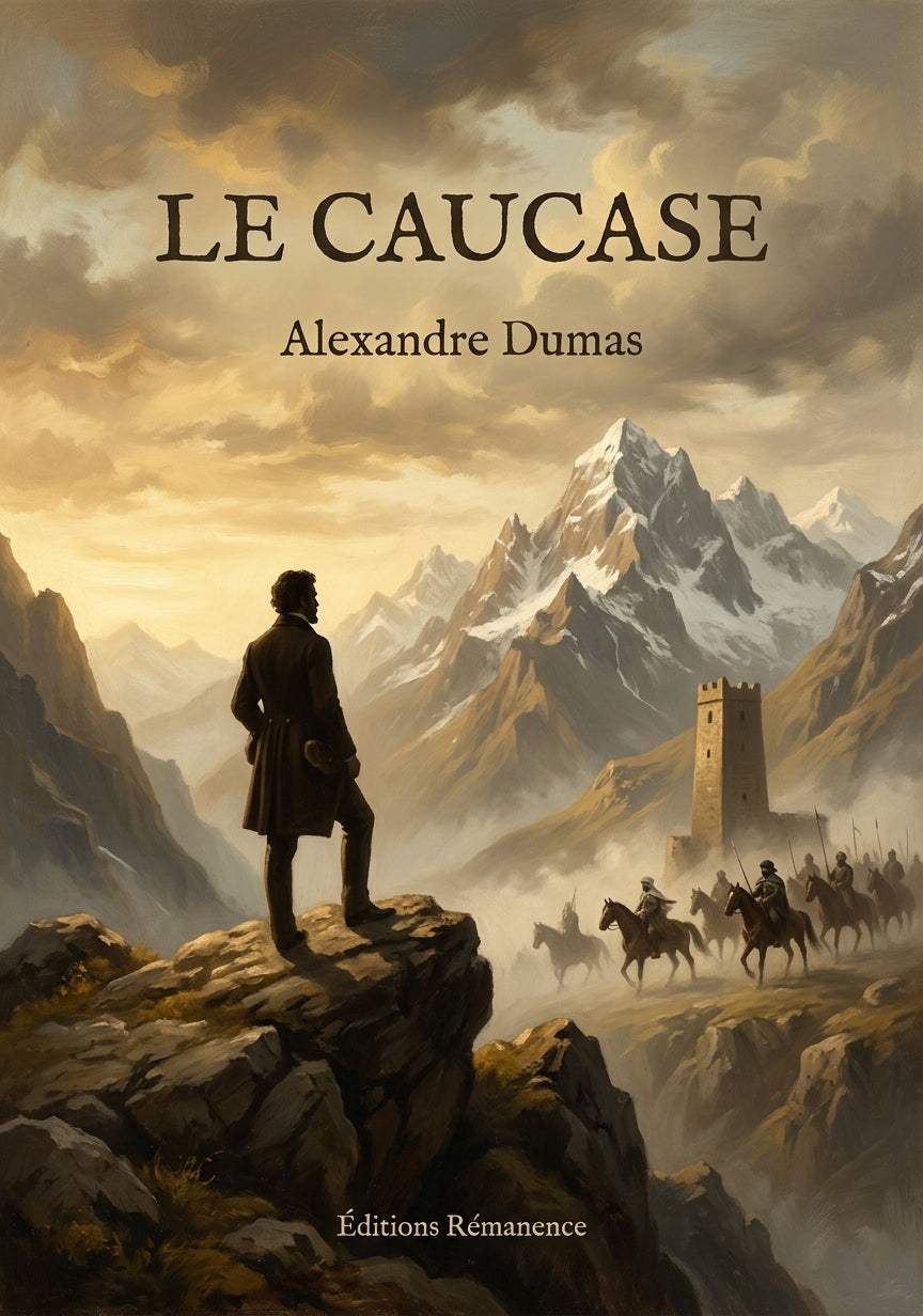 Livre Le Caucase par Alexandre Dumas - Couverture - Editions Remanence