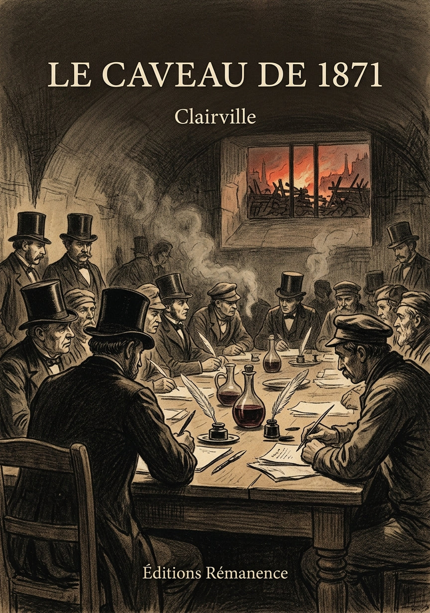 Livre Le Caveau de 1871 par Clairville - Couverture - Editions Remanence
