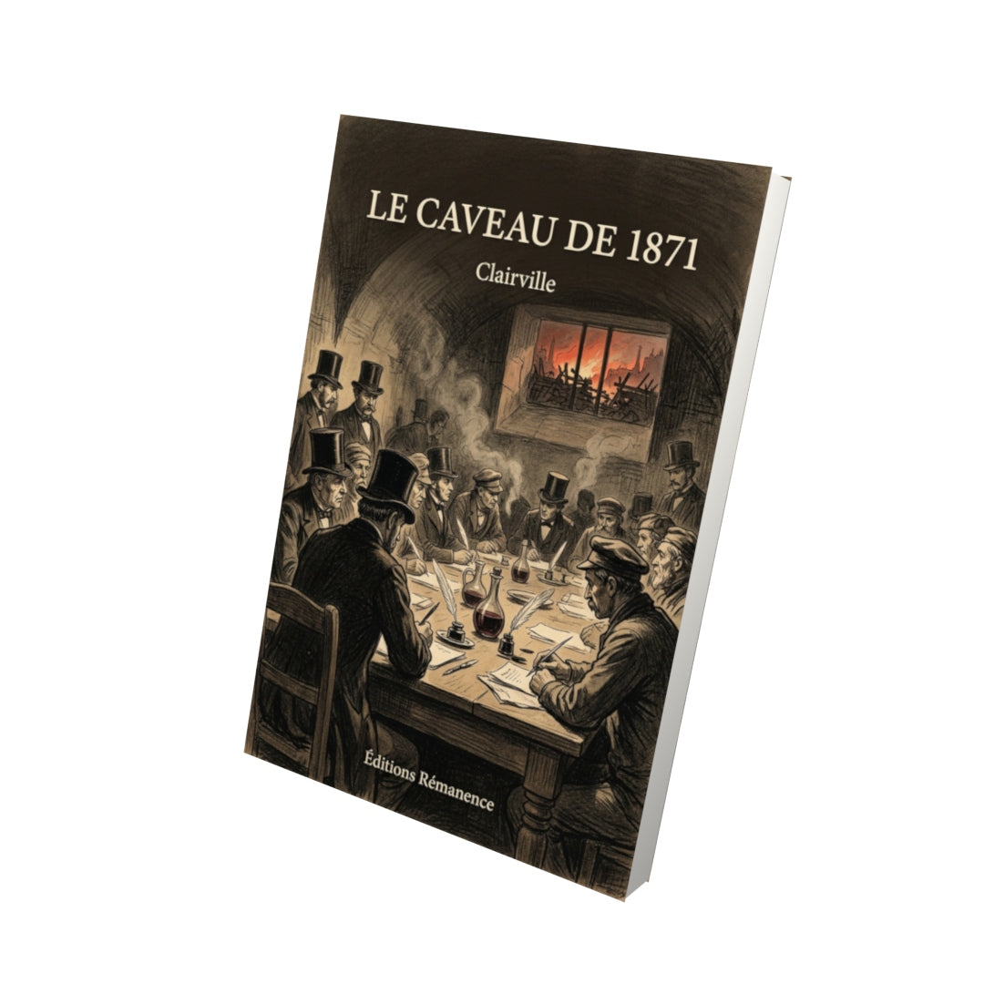 Livre Le Caveau de 1871 par Clairville - Vue 3D - Editions Remanence